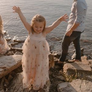 EleStory Little Princess Dress in Blush